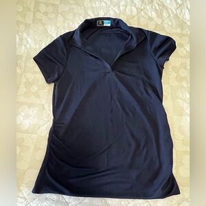 PGA Tour Navy Short Sleeve Golf Polo